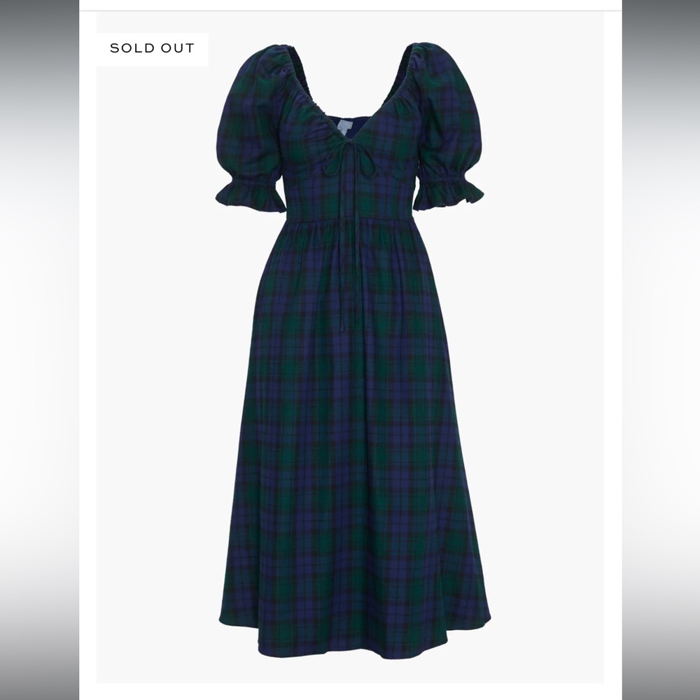 Hill House Ophelia Dress - Blackwatch Tartan